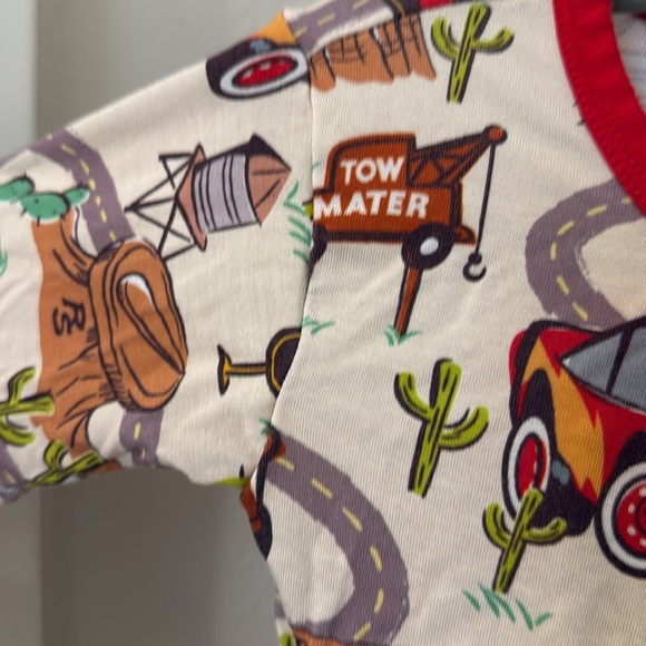 Little Sleepies Disney Cars Shorts PJs 4T - Picture 4 of 7
